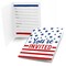 Big Dot of Happiness Stars and Stripes - Fill-in Memorial Day, 4th of July and Labor Day USA Patriotic Party Invitations (8 Count)